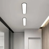 Lámpara de techo ovalada LED regulable minimalista para pasillo
