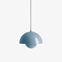 Lámpara colgante tipo campana moderna LED en tonos Morandi para comedor