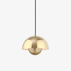 Lámpara colgante tipo campana moderna LED en tonos Morandi para comedor