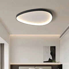 Plafón triangular moderno con LED de luz suave para dormitorio