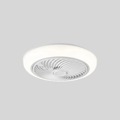 Ventilador de techo con luz sin aspas silencioso Morandi Ø52 cm para salón
