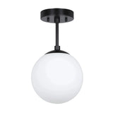 Lámpara de techo para pasillo LED moderna con globo de vidrio