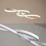 Lámpara colgante Infinito de diseño moderno con LED para comedor