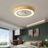 Ventilador de techo con luz silencioso sin aspas DC regulable Ø 50 cm para dormitorio