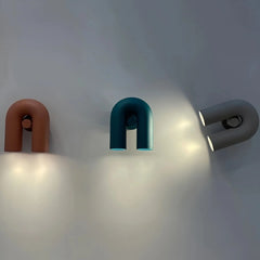 Aplique moderno de pared LED con forma de U para salón
