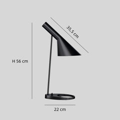 Lámpara de mesa de lectura LED orientable nórdica para zona de estudio