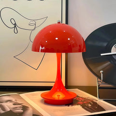 Lámpara de mesa recargable nórdica con LED táctil en tonos macaron para salón