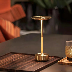 Lámpara de mesa regulable táctil LED moderna de aluminio para salón