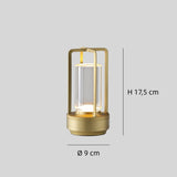 Lámpara de mesa LED recargable táctil portátil moderna