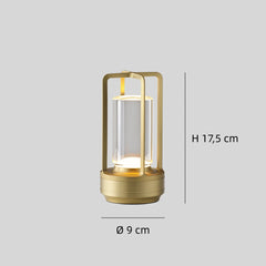 Lámpara de mesa LED recargable táctil portátil moderna