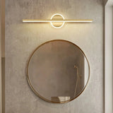Aplique para baño moderno LED lineal con luz suave IP44