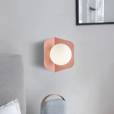 Aplique de pared nórdico LED color Macaron con globo