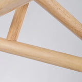 Lámpara de techo Sputnik de madera LED regulable para dormitorio, 4/6/8 luces