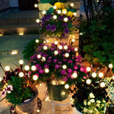 Luces Solares de Luciérnaga IP65 con 8 LED para Jardín