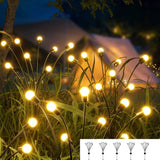 Luces Solares de Luciérnaga IP65 con 8 LED para Jardín