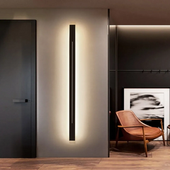Aplique de Pared Moderno con Ranura Luminosa para Pasillo