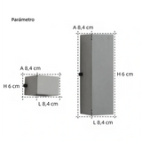 Aplique de pared exterior bidireccional de cemento moderno LED IP65