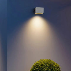 Aplique LED Exterior Industrial de Cemento Rectangular
