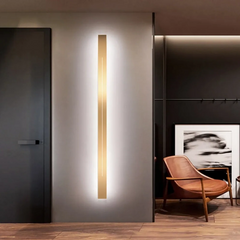 Aplique de Pared Moderno con Ranura Luminosa para Pasillo