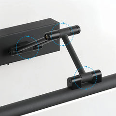 Aplique para espejo de baño lineal LED articulado moderno