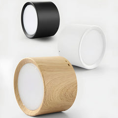 Downlight LED de Superficie Cilíndrico en Metal Estilo Nórdico