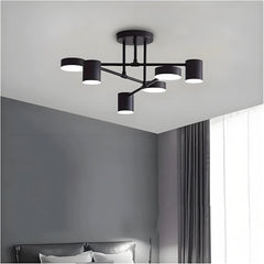 Lámpara de techo moderna LED articulada de diseño metal para dormitorio