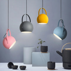 Lámpara Colgante Giratoria Macaron Estilo Nórdico