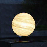 Sobremuro exterior moderno solar de vidrio diseño luna para jardín