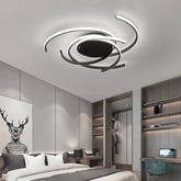 Lámpara de Techo LED con Diseño Creativo en Espiral de Estilo Moderno para Dormitorio