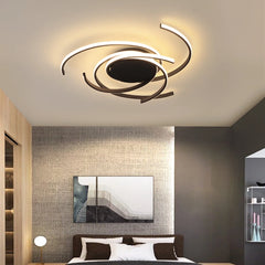 Lámpara de Techo LED con Diseño Creativo en Espiral de Estilo Moderno para Dormitorio