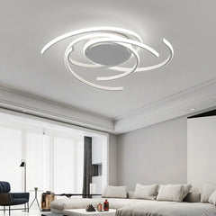 Lámpara de Techo LED con Diseño Creativo en Espiral de Estilo Moderno para Dormitorio