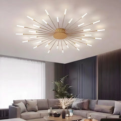 Lámpara de Techo LED Regulable Estilo Fuegos Artificiales para Salón