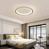 Plafón LED redondo moderno regulable con luz suave para dormitorio