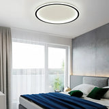 Plafón LED redondo moderno con luz suave para dormitorio