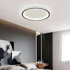 Plafón LED redondo moderno regulable con luz suave para dormitorio