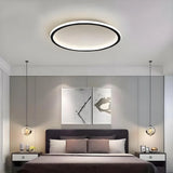Plafón LED redondo moderno con luz suave para dormitorio
