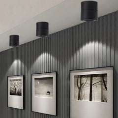 Foco LED de Superficie Plegable Diseño Cilíndrico Minimalista