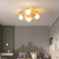 Lámpara de Techo LED Creativa Diseño de Ramas en Colores para Habitación Infantil