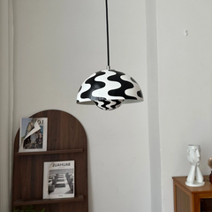 Lampara colgante tipo campana de metal diseño moderno regulable en altura para comedor