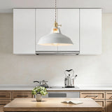 Lámpara colgante moderna LED color Macaron con altura regulable para comedor
