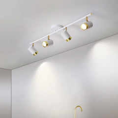 Foco de Luz Techo LED Tricolor de Superficie en Riel