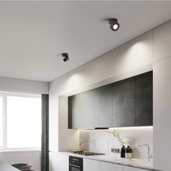 Foco para Techo Redondo Plegable Giratorio Minimalista