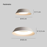 Lámpara de Techo LED Moderna Regulable Redonda Dormitorio