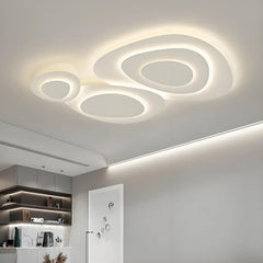 Lámpara de Techo LED Blanca Regulable para Salón Moderno