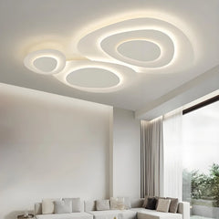 Lámpara de Techo LED Blanca Regulable para Salón Moderno