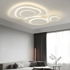 Lámpara de Techo LED Blanca Regulable para Salón Moderno