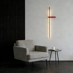Aplique de pared de diseño moderno lineal LED regulable para salón