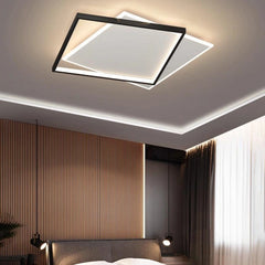 Lámpara de Techo LED Regulable Diseño Geométrico Estilo Moderno para Dormitorio