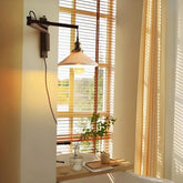 Aplique de Pared LED Estilo Vintage Plegable Extensible para Dormitorio