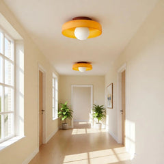 Lampara para Pasillo de Techo LED Moderno de Vidrio